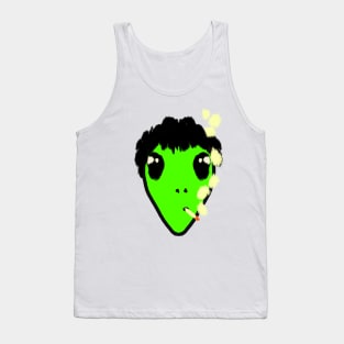 smoking alien Tank Top